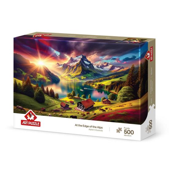 Puzzle Art Puzzle Au bord des Alpes 500 pièces