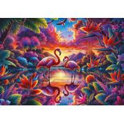 Puzzle Art Puzzle Rendez-Vous Des Flamants Roses 2000 pièces