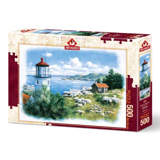 Puzzle Art Puzzle Phare Face à la Mer 500 Pièces Puzzle Art Puzzle Phare Face à la Mer 500 Pièces