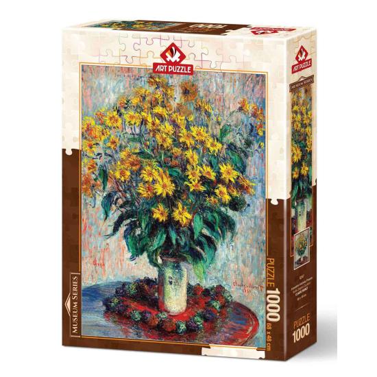 Puzzle Art Puzzle Fleurs de Topinambour Jerusalen 1000 Pcs