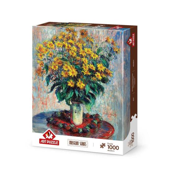 Puzzle Art Puzzle Fleurs de Topinambour Jerusalen 1000 Pcs