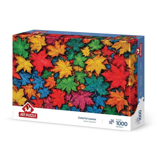 Puzzle Art Puzzle Feuilles Colorées 1000 pieces