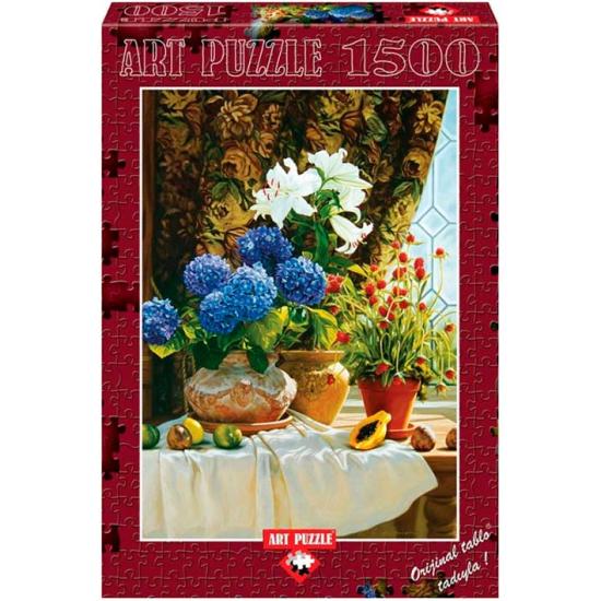 Puzzle Art Puzzle Hortensias 1500 Pièces