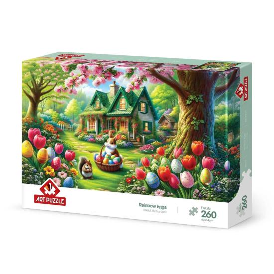 Puzzle Art Puzzle Œufs Arc-En-Ciel 260 pièces