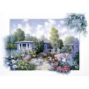 Puzzle Puzzle Art Jardin plein de fleurs 500 pièces