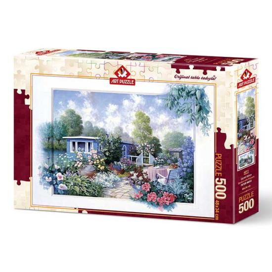 Puzzle Puzzle Art Jardin plein de fleurs 500 pièces