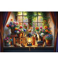 Puzzle Art Puzzle Jardin des livres 500 pièces