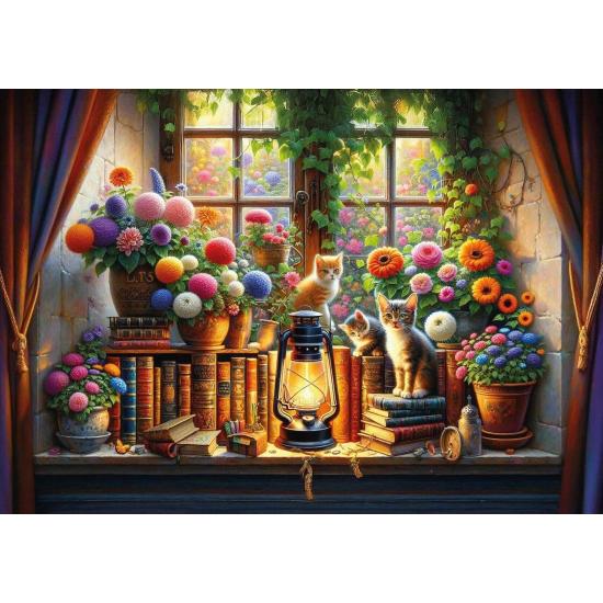 Puzzle Art Puzzle Jardin des livres 500 pièces