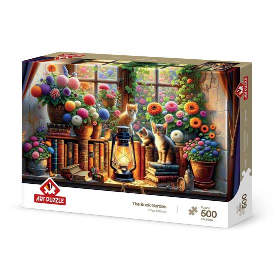 Puzzle Art Puzzle Jardin des livres 500 pièces