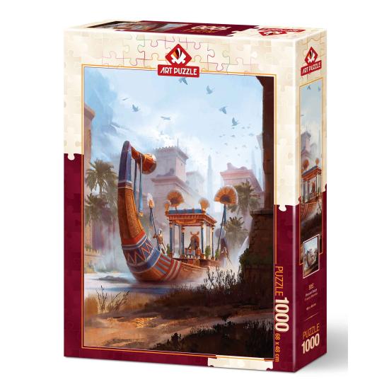 Puzzle Art Puzzle Barge du Pharaon de 1000 Pcs Puzzle Art Puzzle Barge du Pharaon de 1000 Pcs