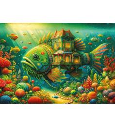Puzzle Art Puzzle La Maison Des Poissons 1000 pieces