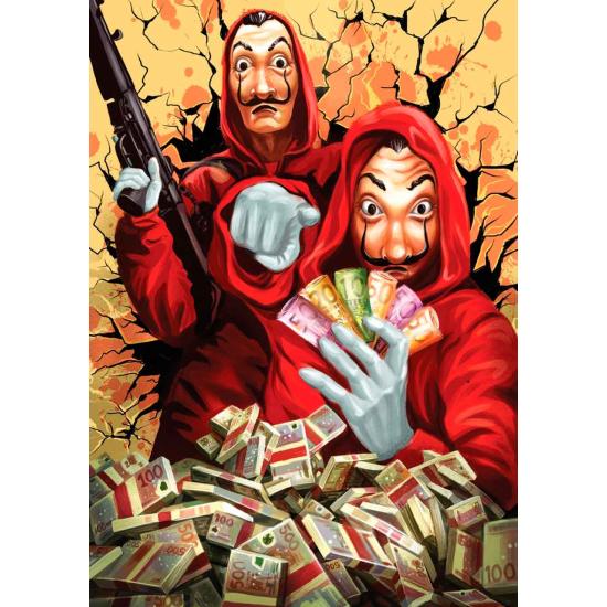 Puzzle Art Puzzle La Casa de Papel : Plan Parfait de 1000 Pzs Puzzle Art Puzzle La Casa de Papel : Plan Parfait de 1000 Pzs
