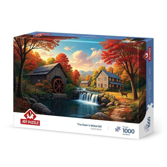 Puzzle Art Puzzle La Cascade Des Cerfs 1000 pieces
