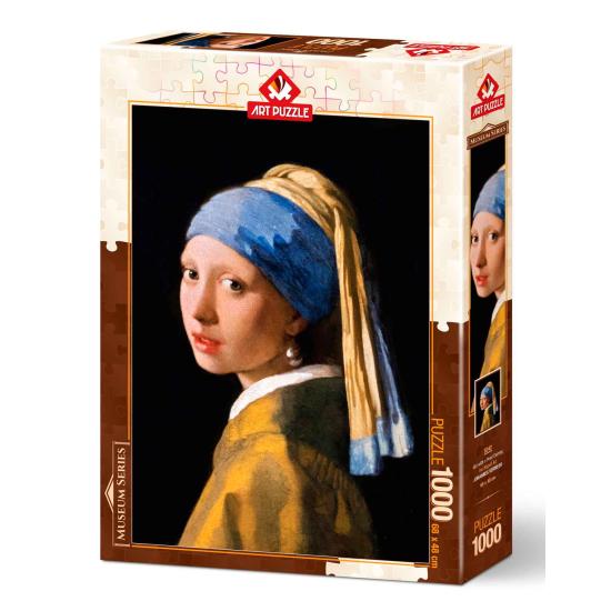 Puzzle Puzzle Art Girl with a Pearl Earring 1000 pièces