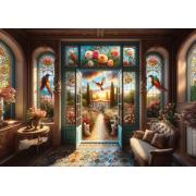 Puzzle Art Puzzle La porte du printemps 500 pièces