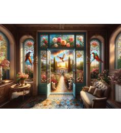 Puzzle Art Puzzle La porte du printemps 500 pièces