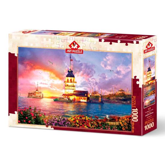 Puzzle Art Puzzle Tour de la jeune fille 1000 pièces