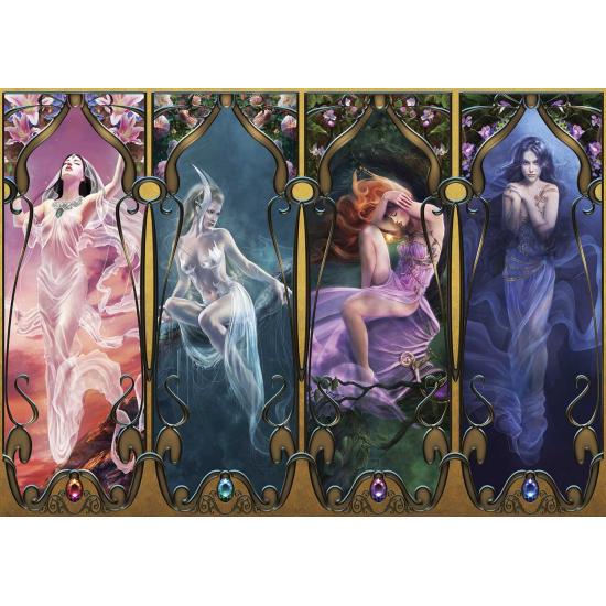 Puzzle Art Puzzle Les Quatre Joyaux 2000 Pièces