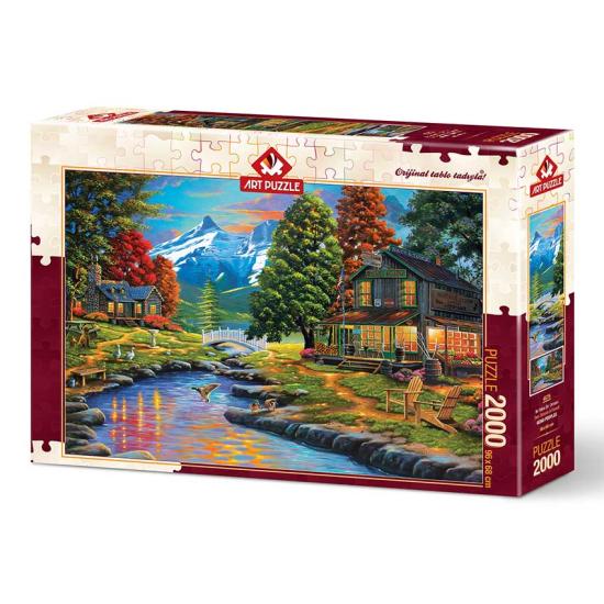 Puzzle Art Puzzle Les Deux Bords de la Forêt 2000 Pièces Puzzle Art Puzzle Les Deux Bords de la Forêt 2000 Pièces