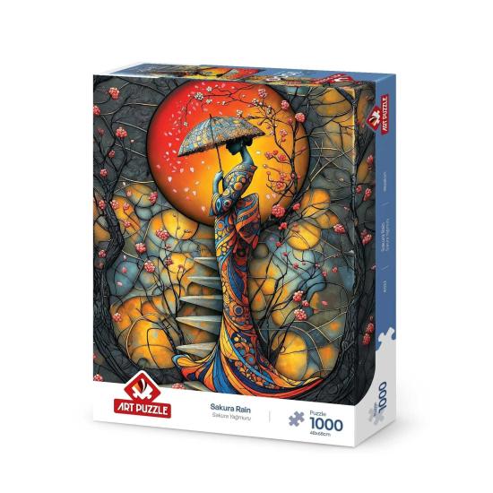 Puzzle Art Puzzle Pluie De Cerisiers 1000 pieces