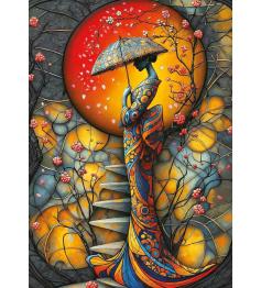Puzzle Art Puzzle Pluie De Cerisiers 1000 pieces