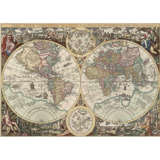 Puzzle Art Carte du monde Puzzle 260 pièces