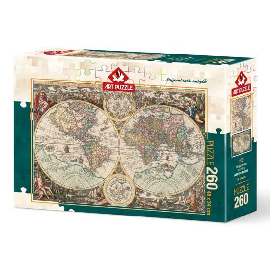 Puzzle Art Carte du monde Puzzle 260 pièces
