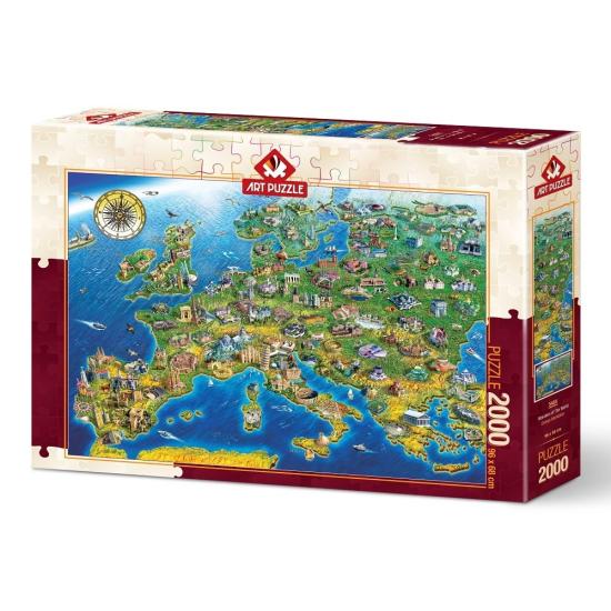 Puzzle Art Puzzle Merveilles du Monde 2000 Pièces
