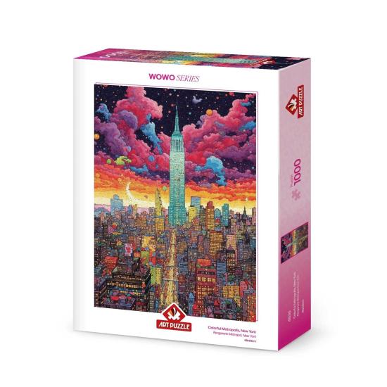 Puzzle Art Puzzle Métropole Colorée, New York 1000 pieces