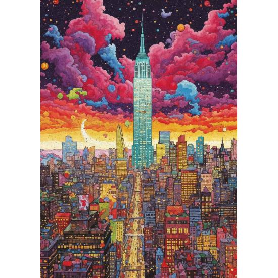 Puzzle Art Puzzle Métropole Colorée, New York 1000 pieces