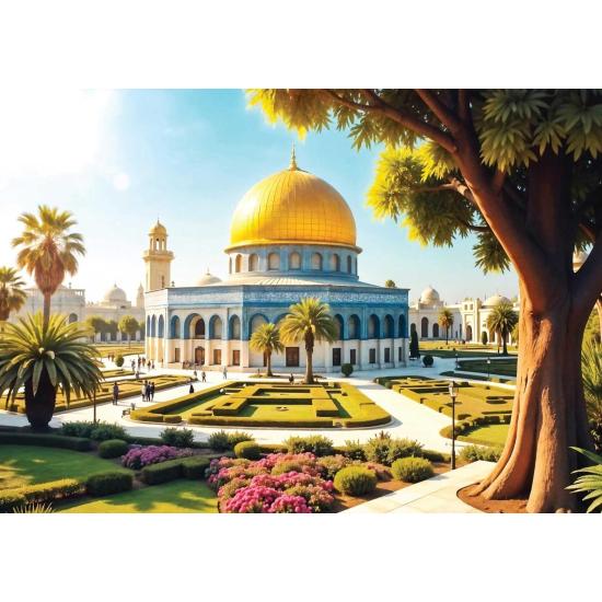 Puzzle Art Puzzle Mosquée Al-Aqsa 1000 pcs Puzzle Art Puzzle Mosquée Al-Aqsa 1000 pcs
