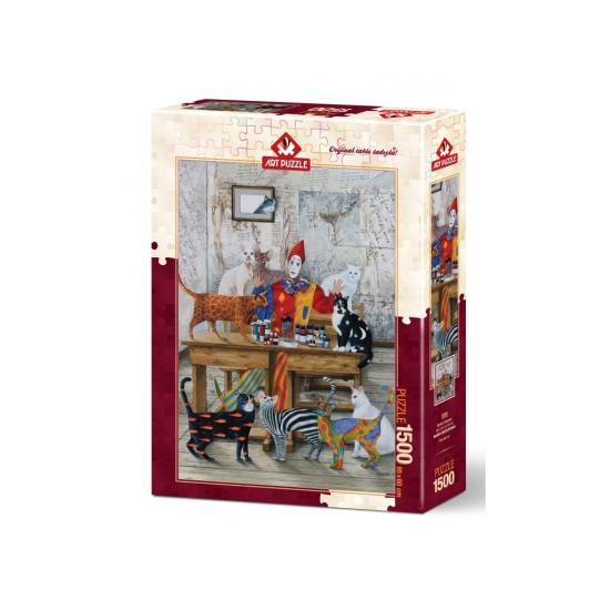 Puzzle Art Puzzle Mon monde plein de couleurs 1500 pièces