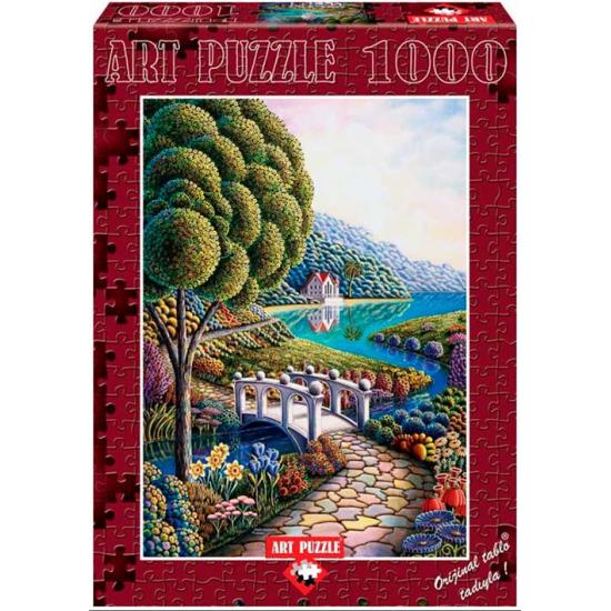Puzzle Art Puzzle Bordures de Fleurs 1000 Pièces