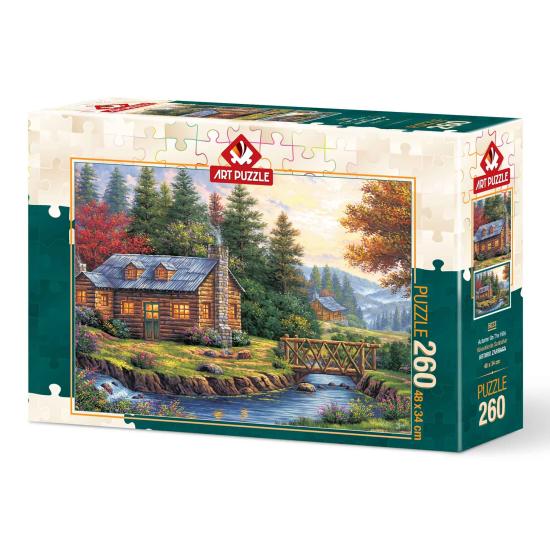 Puzzle Art Automne dans les Collines 260 Pièces