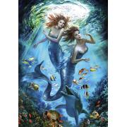 Puzzle Art Puzzle Couple de Sirènes 500 Pièces