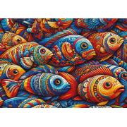 Puzzle Art Puzzle Poisson Mosaïque 1000 pieces