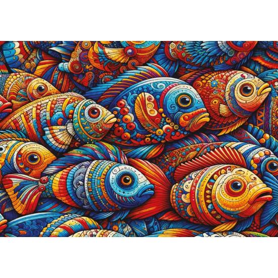 Puzzle Art Puzzle Poisson Mosaïque 1000 pieces