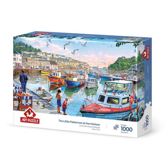 Puzzle Art Puzzle Petits Pêcheurs du Port de 1000 Pièces