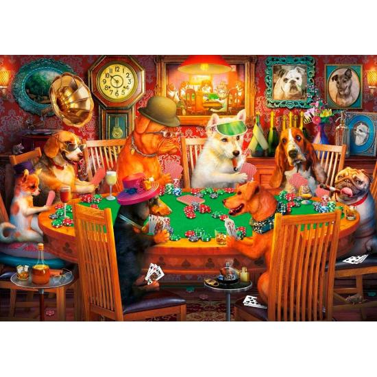 Puzzle Art Puzzle Chiens Cartes à jouer 500 pièces