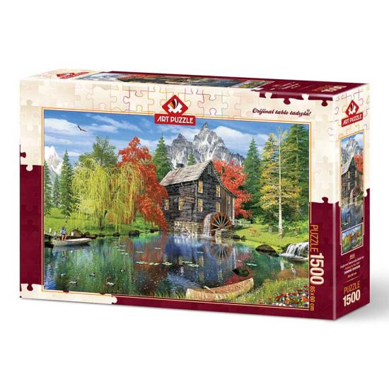 Puzzle Art Puzzle Pêche au moulin 1500 pièces