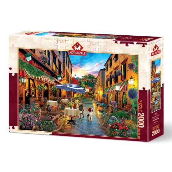 Puzzle Art Puzzle à travers l'Italie à vélo 2000 pièces