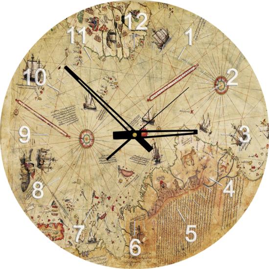 Puzzle Art Puzzle Puzzle Horloge La carte de Piri Reis de 570 pi