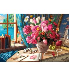 Puzzle Art 1500 Pièces Puzzle Artistique Bouquet de Fleurs