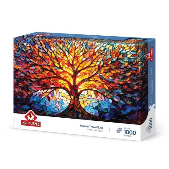 Puzzle Art Puzzle Arbre De Vie En Mosaïque 1000 pieces