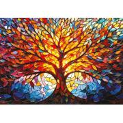 Puzzle Art Puzzle Arbre De Vie En Mosaïque 1000 pieces