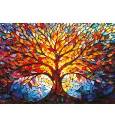 Puzzle Art Puzzle Arbre De Vie En Mosaïque 1000 pieces