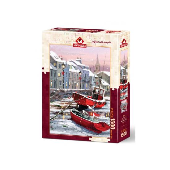 Puzzle Art Puzzle Hiver Résidents 1500 Pièces