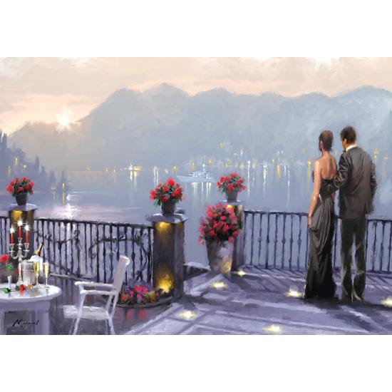 Puzzle Art Puzzle café romantique 1000 pièces