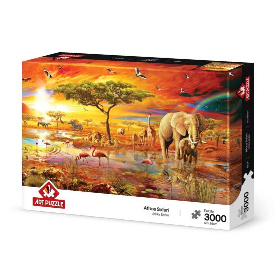 Puzzle Art Puzzle Safari en Afrique de 3000 Pièces