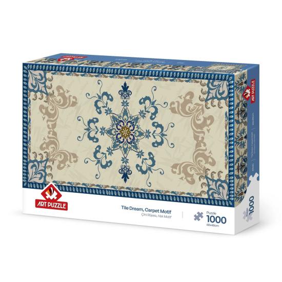Puzzle Art Puzzle Carreaux de rêve, conception de tapis 1000 pie